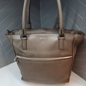 Serapian Milano Men's Briefcase 100% Leather